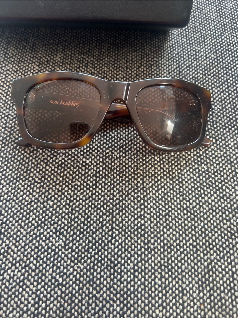 Sun Buddies Tortoiseshell Square Sunglasses
